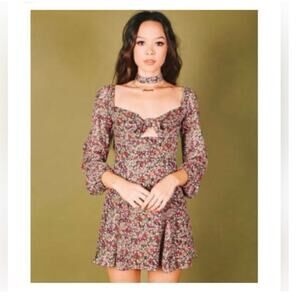Valfre Floral Mini Dress size Small